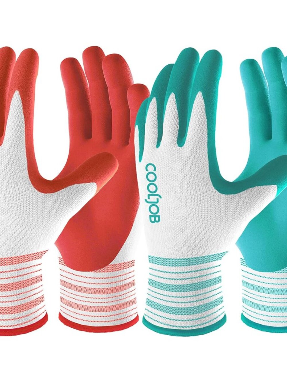6 Pairs Gardening Gloves for Women Ladies, Breathable Rubber Coated for Yard Gar